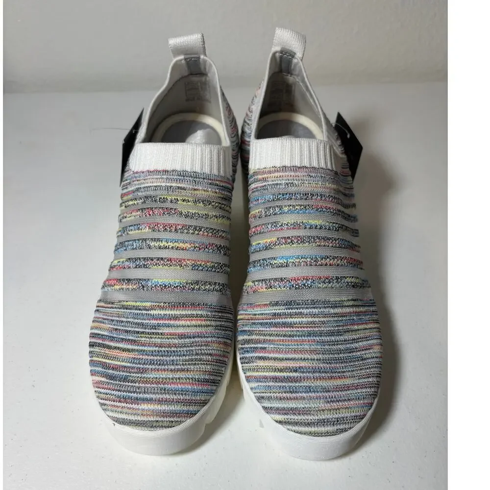 Bernie Mev Size 9 (EU 40) Solange Casual Slip On Wedge Sneakers Light Rainbow